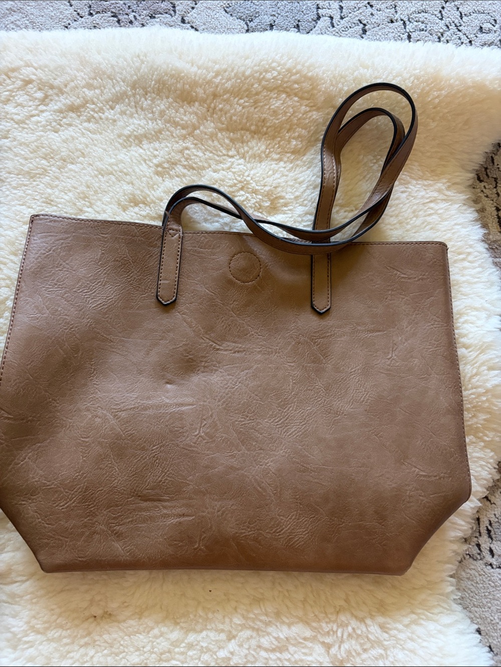 Classic Large Tote Bag in Brown